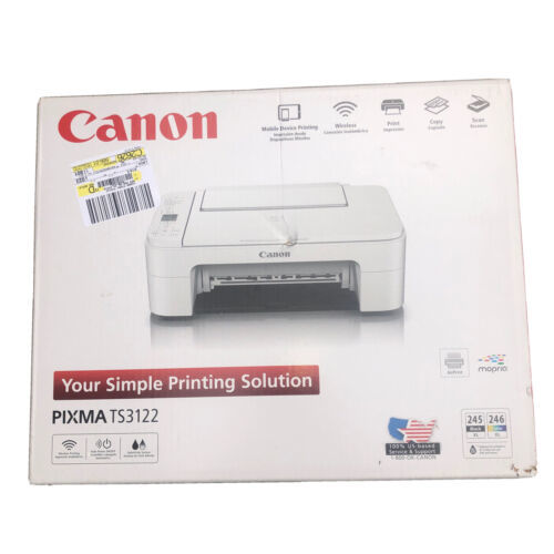 Canon Pixma Ts3122 Wireless All In One Inkjet Printer Printers Scanners And Supplies 4974