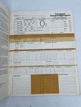 Player Character Record Sheets Advanced Dungeons & Dragons REF2 TSR 9028 READ - $33.85