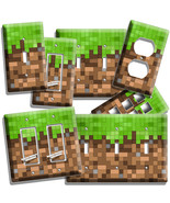  VIDEO GAME PIXEL BLOCKS LIGHT SWITCH WALL PLATES OUTLET BOYS BEDROOM RO... - $5.99