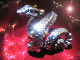  Haunted Wrap Ring Dragon's Fire Legacy Royal Golden Collection Magick CASSIA4 - $277.77
