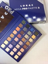 New LORAC MEGA PRO 2 w/Receipt 32 Shade Eyeshadow Palette Megapro 2 - $89.09