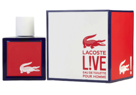 LACOSTE LIVE * Lacoste 3.3 oz / 100 ml Eau De Toilette &quot;EDT&quot; Men Cologne... - $92.55