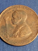 Edward H Harriman Memorial Medal Bronze Token - Duluth & Iron Range Railroad Co. image 2