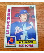 Joe Torre Base Ball Card Braves 1984 Manager Topps 502 Major League Base... - $4.74