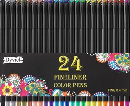 Micro-Pen Fineliner Ink Pens, 12 Pack Black and similar items