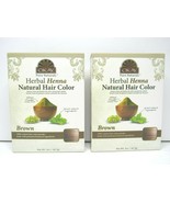 2 PACK Okay Pure Natural Herbal Henna Natural Hair Color BROWN Chemical ... - $14.84