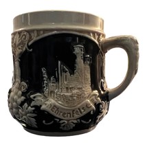Vintage West German Stein Mug Cup Rheinstein Pfalz Ehrenfels Castles - $11.87
