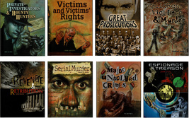 Lot of 8 True Crime / Criminal Justice Books - Hardcovers (Homeschooling) - $34.97