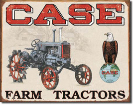 Case CC High Clearance Retro Tractor Farming Plow Farm Equipment Metal Sign - $19.95