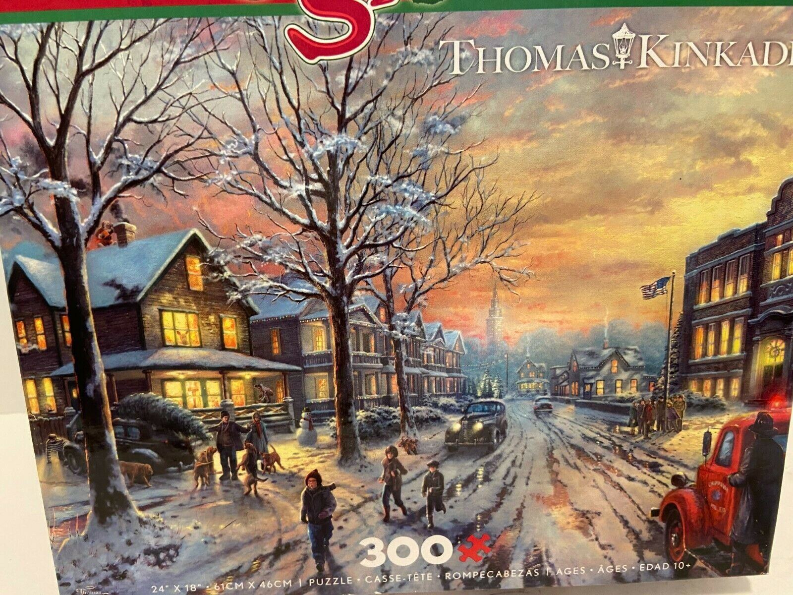 Thomas Kinkade 300 pc A Christmas Story Puzzle Made in U.S.A