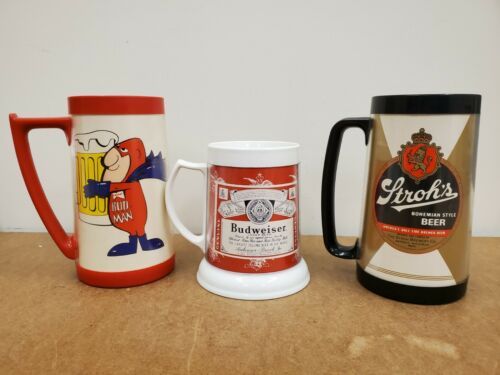 Vintage Old Milwaukee 16oz Thermo Serv Mug Schlitz Brewing 