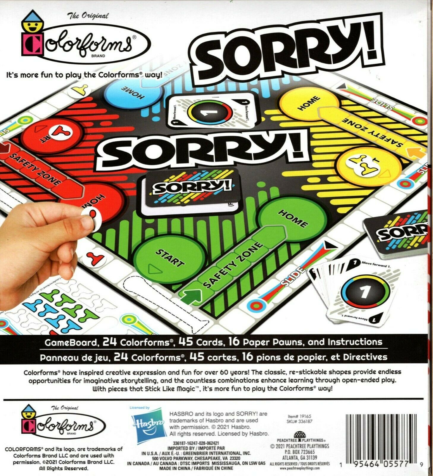 Colorforms Trouble Game