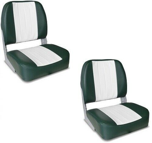Excel Boat Seat Cushion Set | Vinyl Off White (2 Piece Set)