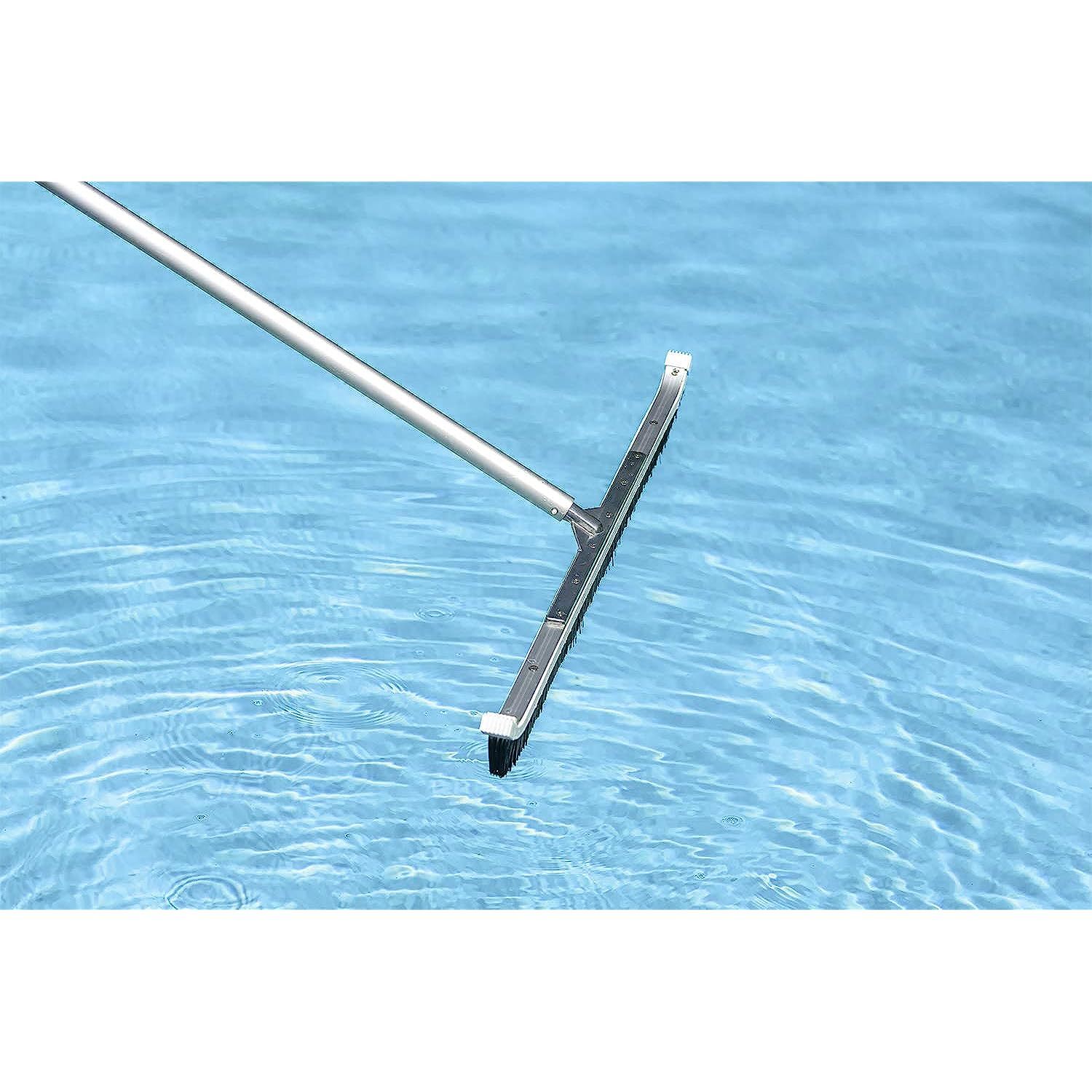 Poolmaster 36Inch AluminumBack Swimming Pool Brush, Commercial