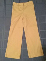 Size 14 George pants khaki uniform flat front boys New - $9.99