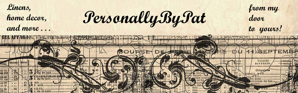 A welcome banner for PersonallyByPat's Boutique