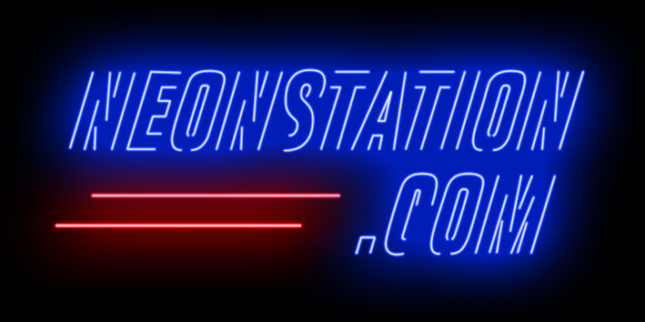 A welcome banner for Neonstation.com