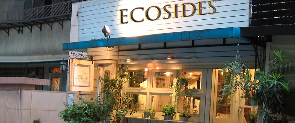 A welcome banner for Ecosides 