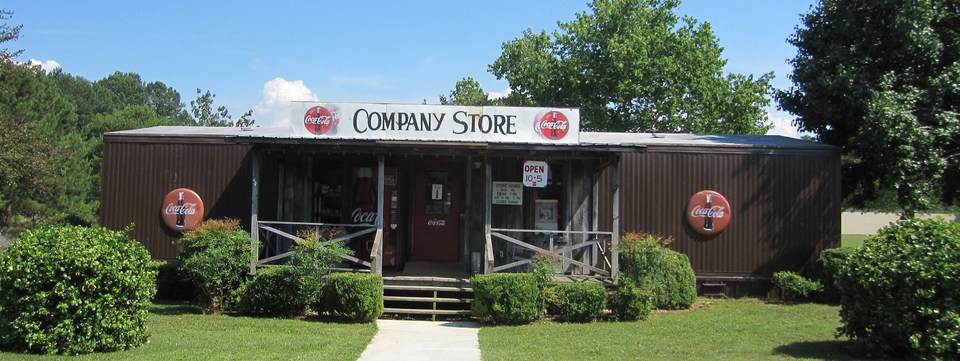 A welcome banner for Company Store